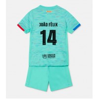 Koszulka piłkarska Barcelona Joao Felix #14 Strój Trzeci dla dzieci 2023-24 tanio Krótki Rękaw (+ Krótkie spodenki)
